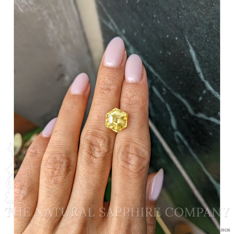 6.20 Ct. Yellow Sapphire from Ceylon (Sri Lanka)