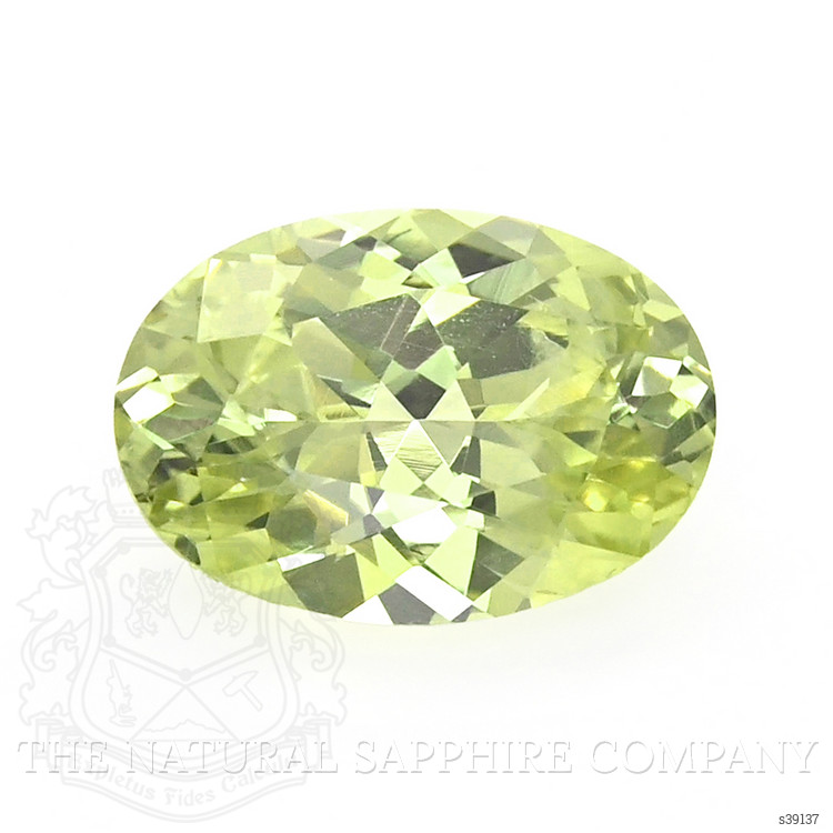 1.44 Ct. Yellowish Green Sapphire from Montana