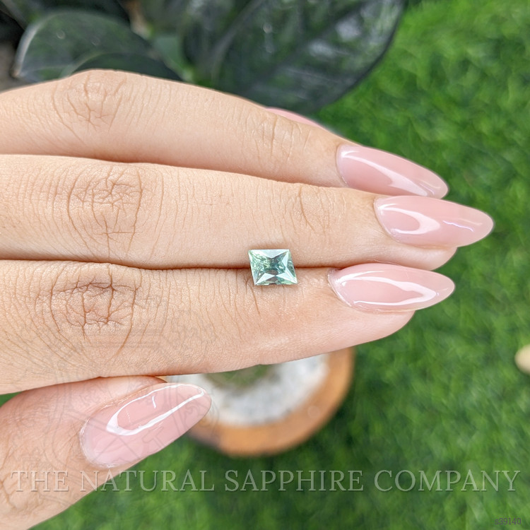 1.19 Ct. Bluish Green Sapphire from Montana