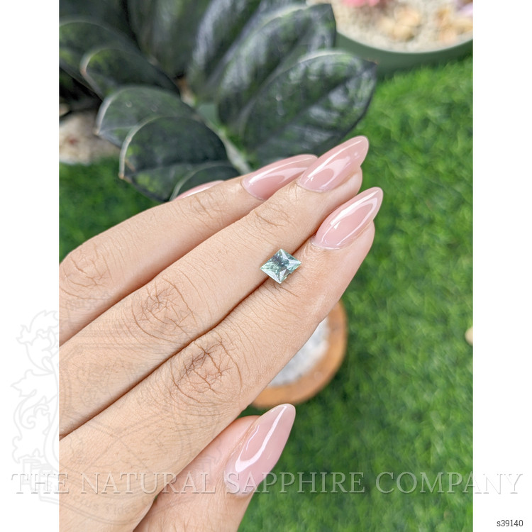 1.19 Ct. Bluish Green Sapphire from Montana