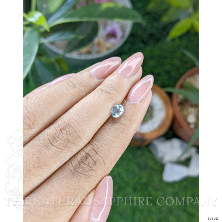 0.94 Ct. Bluish Green Sapphire from Montana
