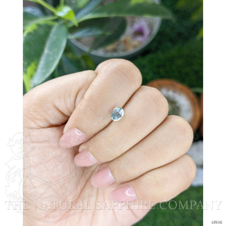 0.94 Ct. Bluish Green Sapphire from Montana