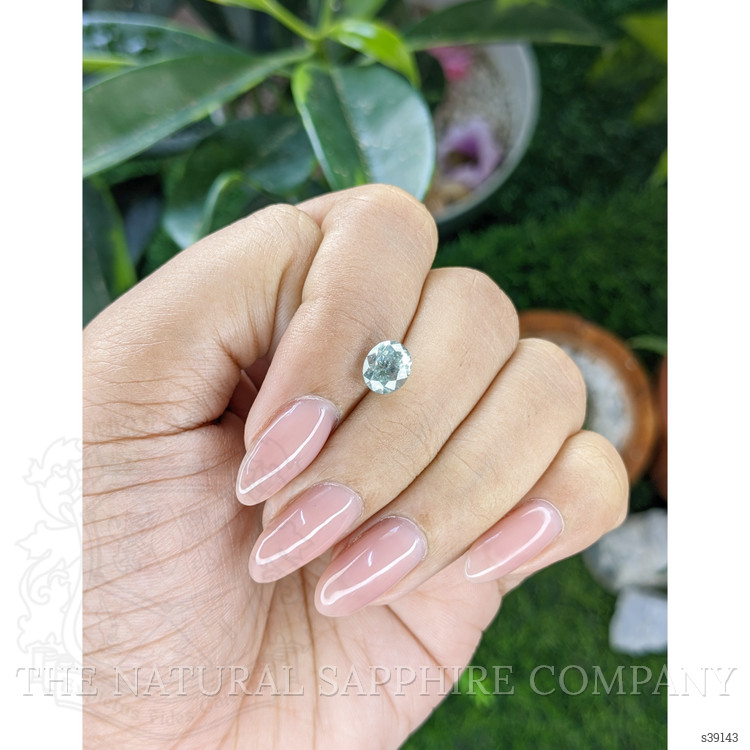 1.55 Ct. Bluish Green Sapphire from Montana