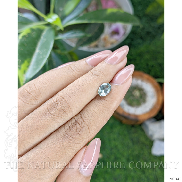 1.63 Ct. Bluish Green Sapphire from Montana