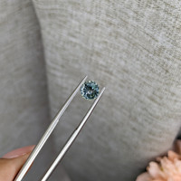 1.37 Ct. Bluish Green Sapphire from Montana Life Style