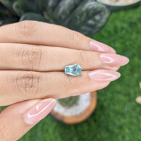 2.17 Ct. Bluish Green Sapphire from Montana Life Style