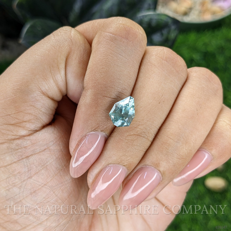 2.92 Ct. Bluish Green Sapphire from Montana