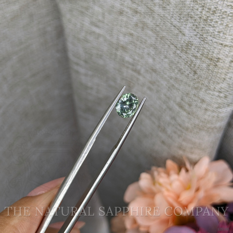 1.75 Ct. Bluish Green Sapphire from Montana