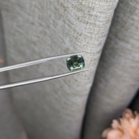 2.86 Ct. Bluish Green Sapphire from Montana Life Style