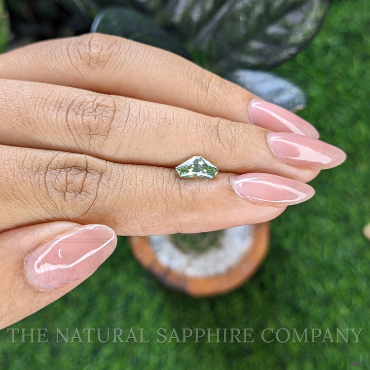 1.05 Ct. Green Sapphire from Montana