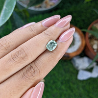 2.30 Ct. Bluish Green Sapphire from Montana Life Style