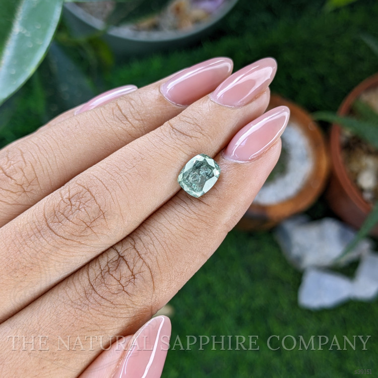 2.30 Ct. Bluish Green Sapphire from Montana