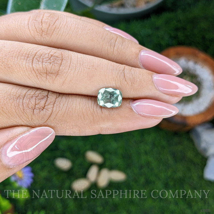 2.30 Ct. Bluish Green Sapphire from Montana