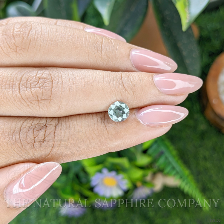 1.29 Ct. Bluish Green Sapphire from Montana