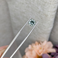 1.29 Ct. Bluish Green Sapphire from Montana Life Style