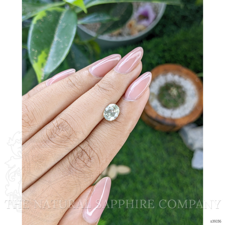 1.56 Ct. Yellowish Green Sapphire from Montana