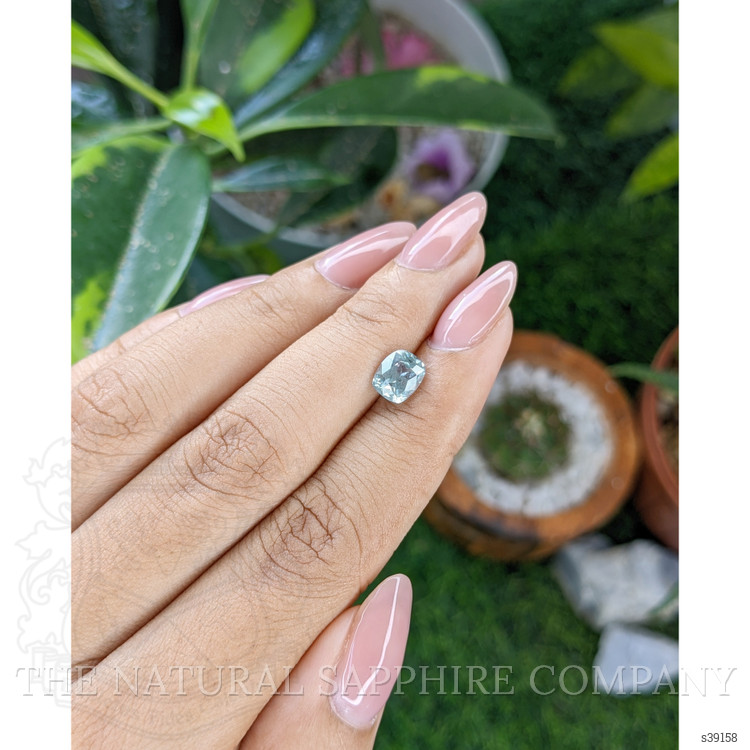 1.64 Ct. Bluish Green Sapphire from Montana