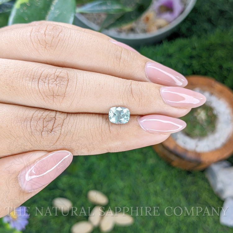 1.64 Ct. Bluish Green Sapphire from Montana