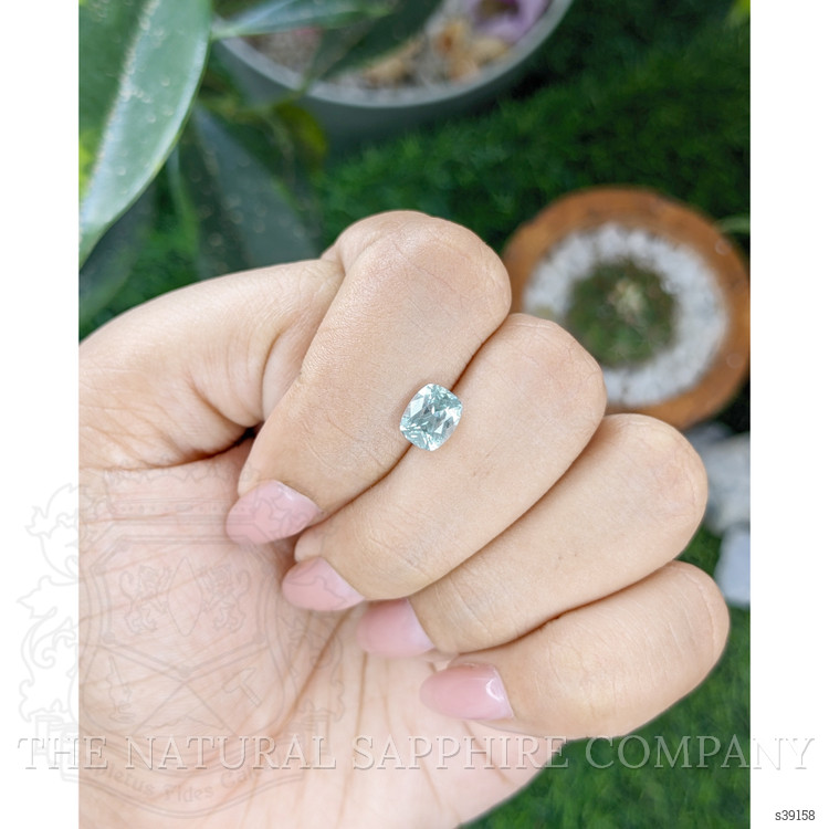 1.64 Ct. Bluish Green Sapphire from Montana