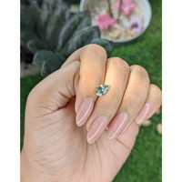 1.16 Ct. Bluish Green Sapphire from Montana Life Style