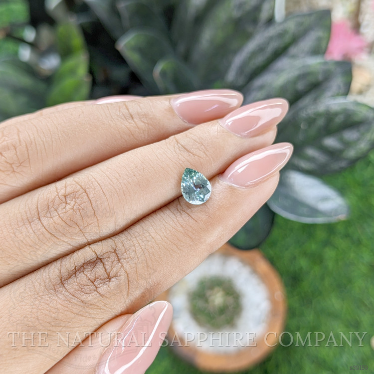 1.16 Ct. Bluish Green Sapphire from Montana
