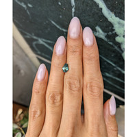 1.26 Ct. Bluish Green Sapphire from Montana Life Style