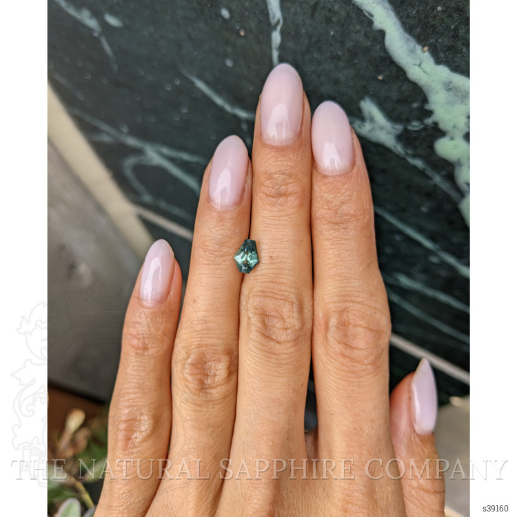 1.26 Ct. Bluish Green Sapphire from Montana