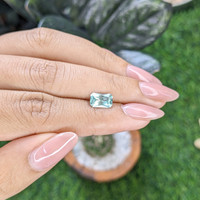 1.65 Ct. Bluish Green Sapphire from Montana Life Style