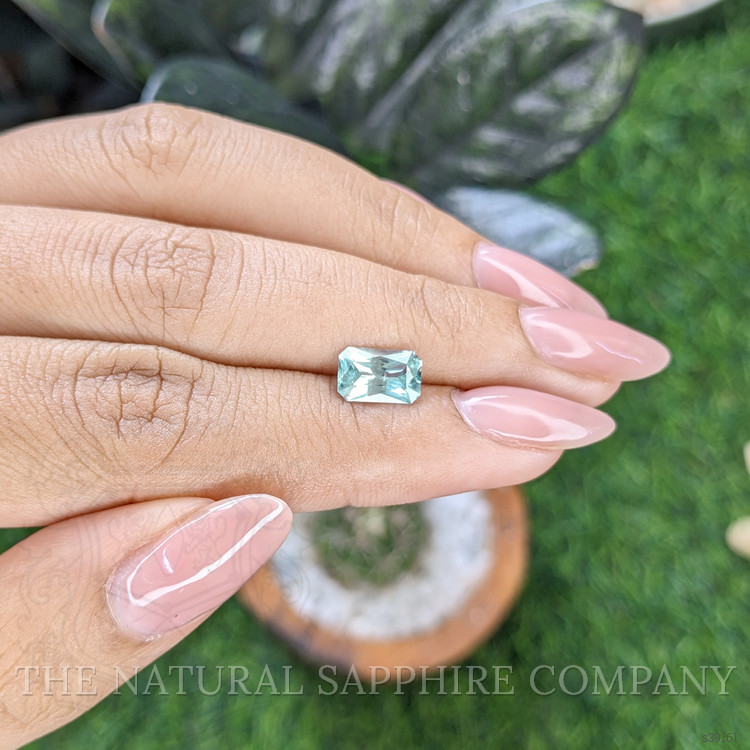 1.65 Ct. Bluish Green Sapphire from Montana