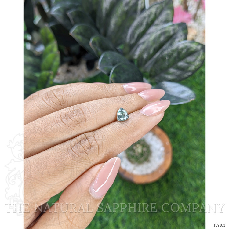 1.10 Ct. Bluish Green Sapphire from Montana