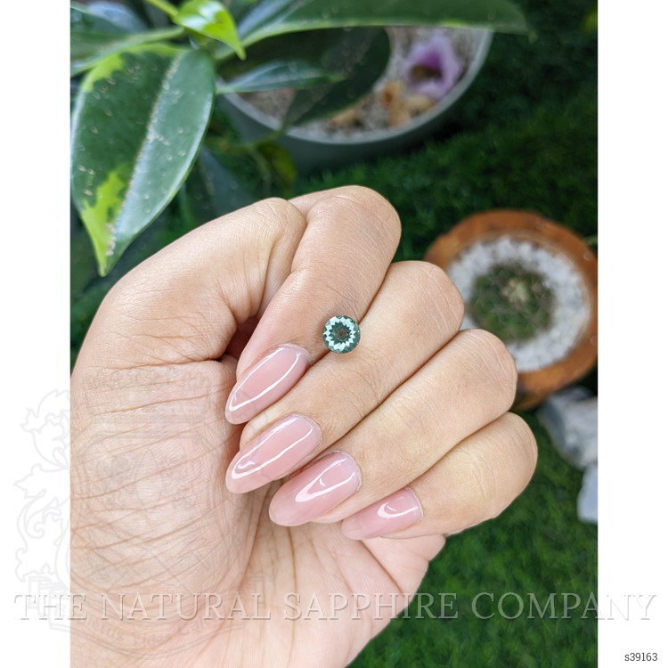 1.49 Ct. Bluish Green Sapphire from Montana