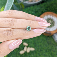 1.49 Ct. Bluish Green Sapphire from Montana Life Style
