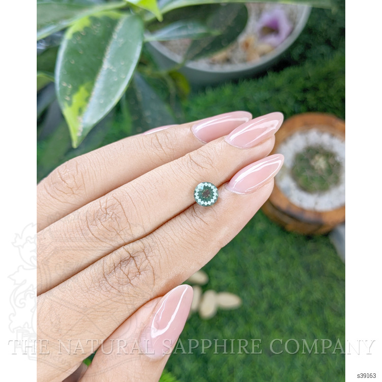 1.49 Ct. Bluish Green Sapphire from Montana