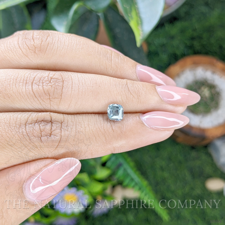 1.18 Ct. Bluish Green Sapphire from Montana