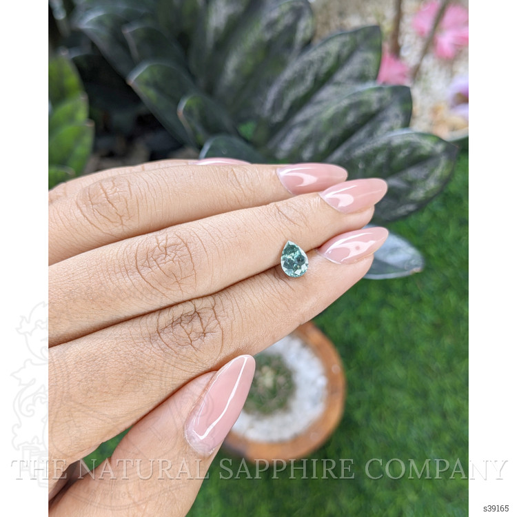 1.13 Ct. Bluish Green Sapphire from Montana