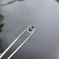 1.13 Ct. Bluish Green Sapphire from Montana Life Style