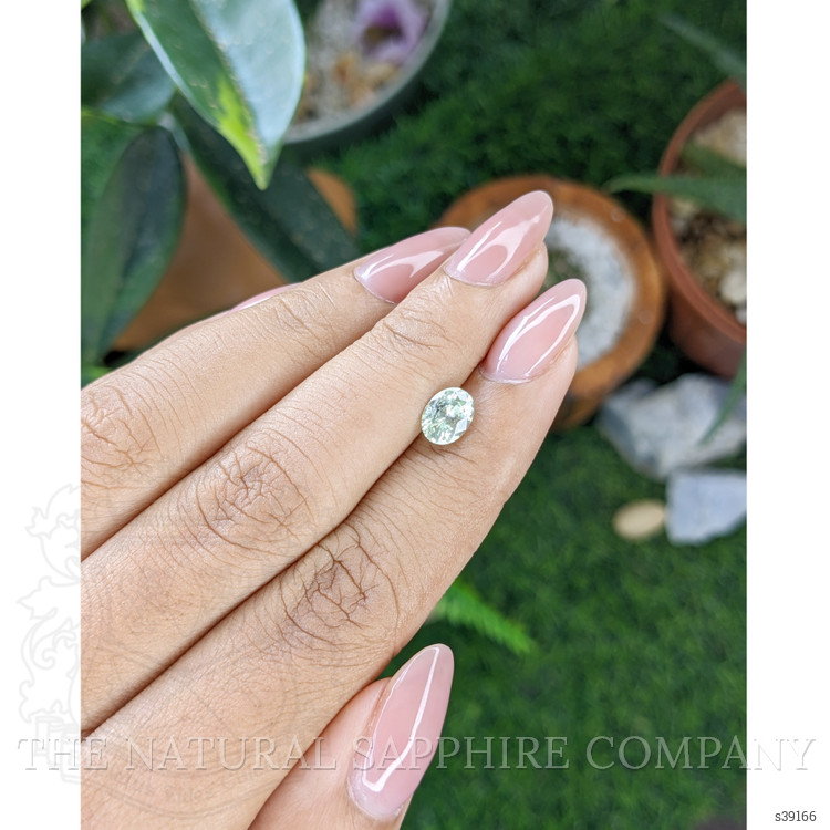 1.03 Ct. Green Sapphire from Montana