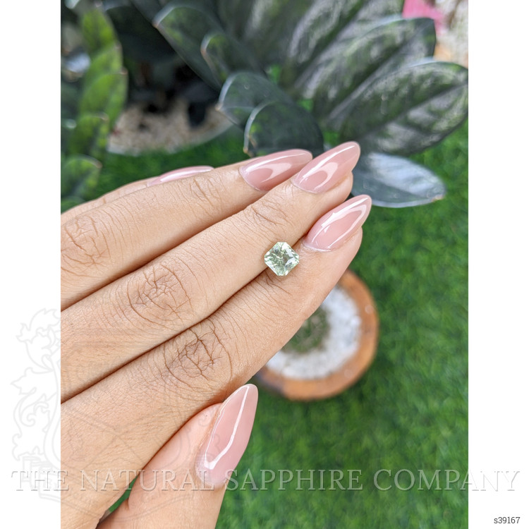 1.42 Ct. Green Sapphire from Montana