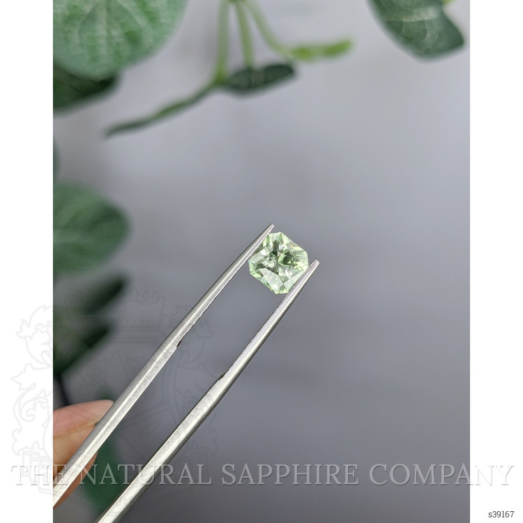 1.42 Ct. Green Sapphire from Montana