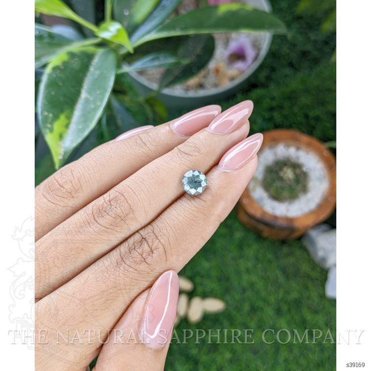 1.84 Ct. Greenish Blue Sapphire from Montana