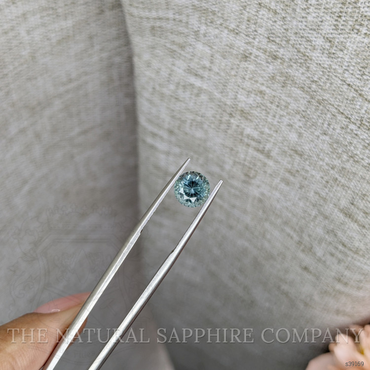 1.84 Ct. Greenish Blue Sapphire from Montana