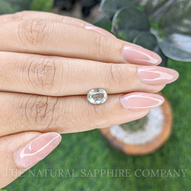 1.25 Ct. Green Sapphire from Montana