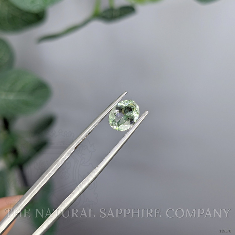 1.25 Ct. Green Sapphire from Montana