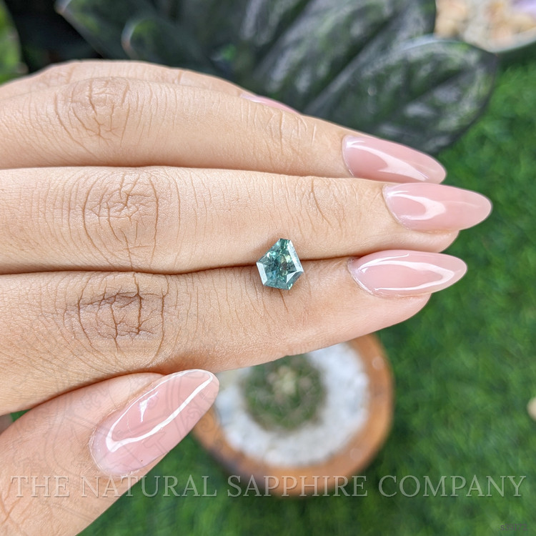 1.55 Ct. Bluish Green Sapphire from Montana