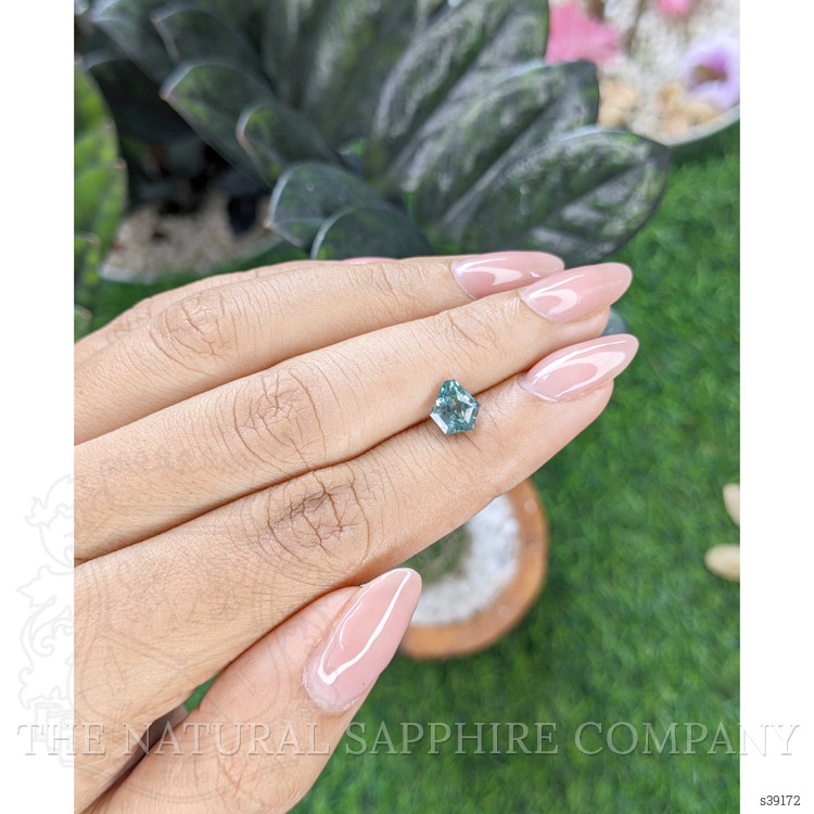 1.55 Ct. Bluish Green Sapphire from Montana