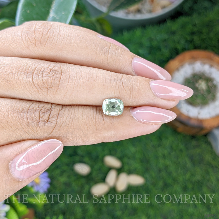 1.85 Ct. Green Sapphire from Montana