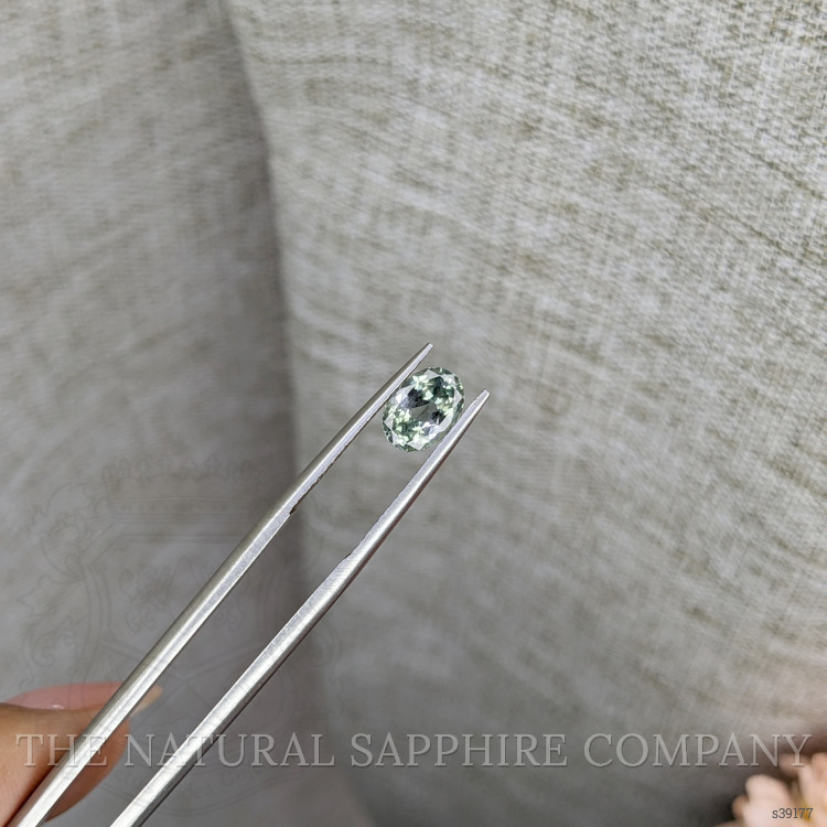 1.16 Ct. Bluish Green Sapphire from Montana
