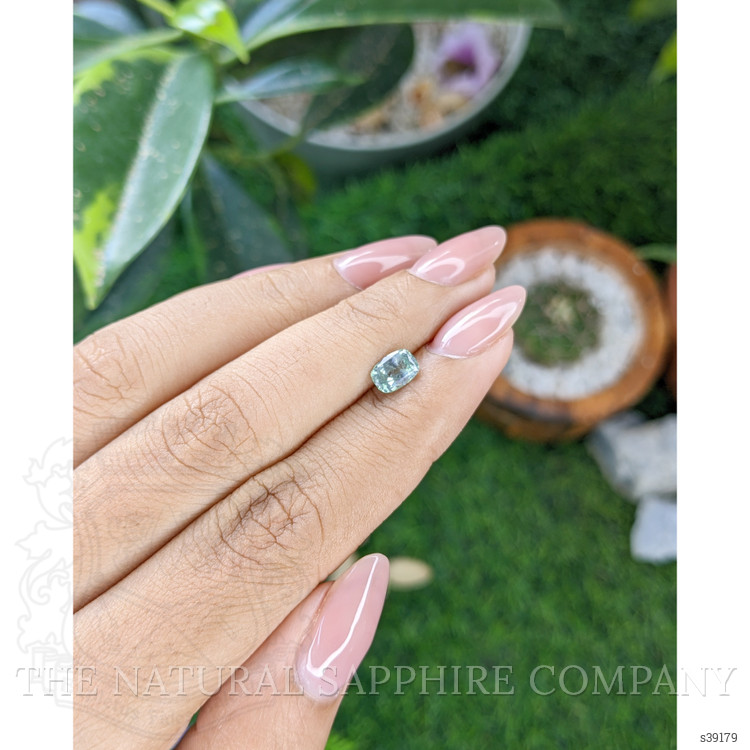0.92 Ct. Bluish Green Sapphire from Montana