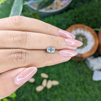 0.92 Ct. Bluish Green Sapphire from Montana Life Style