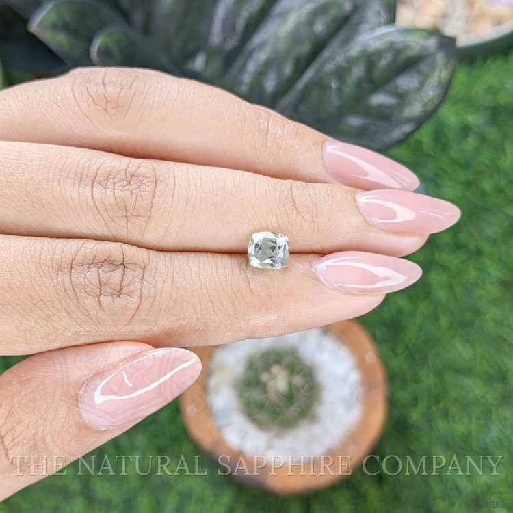 1.59 Ct. Yellowish Green Sapphire from Montana